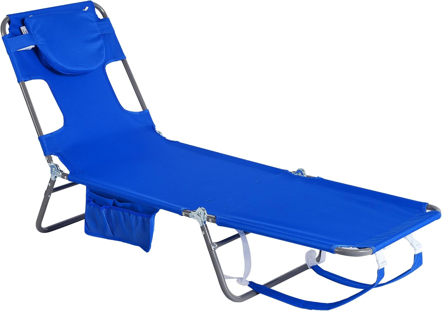 SUNNYFEEL Sillón de playa, mochila reclinable, sillas de playa planas, silla de bronceado boca abajo, sillas de camping plegables, catre portátil