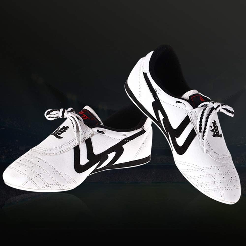 Artes marciales Taekwondo Zapatos Unisex Niños Adolescentes Deporte Ligero Zapatillas Zapatillas Boxeo Karate Zapatos para Taekwondo Kung Fu Taichi