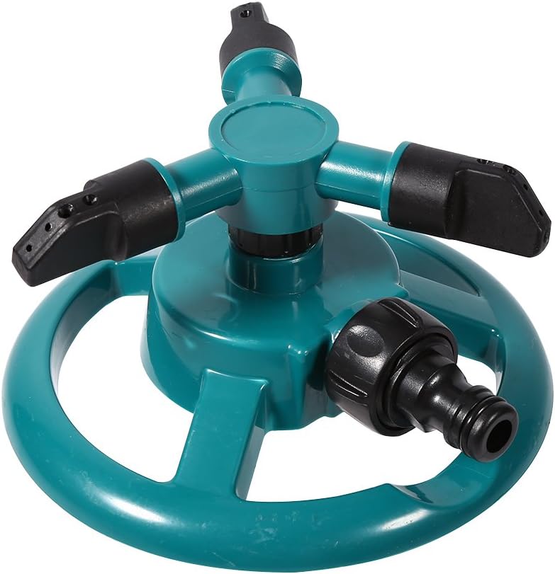 Rociadores para patio,Rociador,Aspersor de agua para césped,Aspersor de riego giratorio de 360 para jardín, sistema de riego de manguera de tubo de