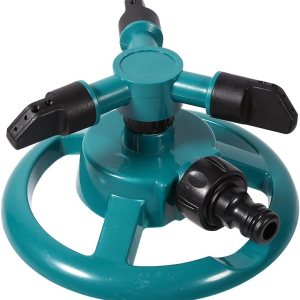 Aspersor de riego giratorio de 360, rociador de jardín totalmente redondo con 3 boquillas, rociador de riego para manguera de tubería doméstica para Aspersor de riego giratorio de 360, rociador de jardín totalmente redondo con 3 boquillas, rociador de riego para manguera de tubería doméstica para