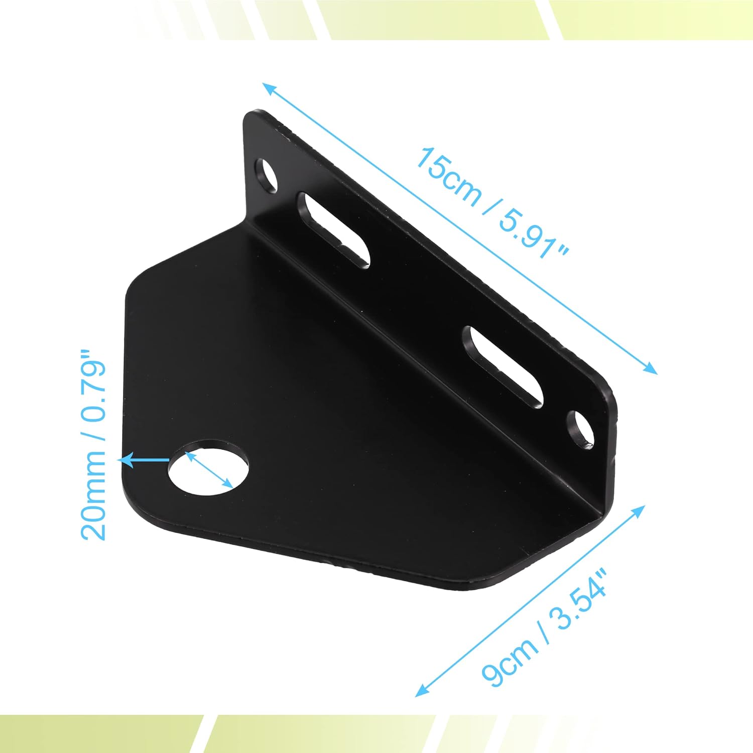 X AUTOHAUX Enganche universal para cortacésped de 5 pulgadas, accesorios de enganche de remolque de acero al carbono, soporte para la mayoría de