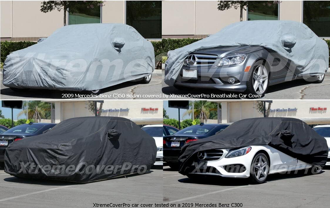 Funda de coche para Mercedes-Benz 1988 1989 1990 1991 1992 1993 Mercedes-Benz 190E 190D XtremeCoverPro PRO Series Negro