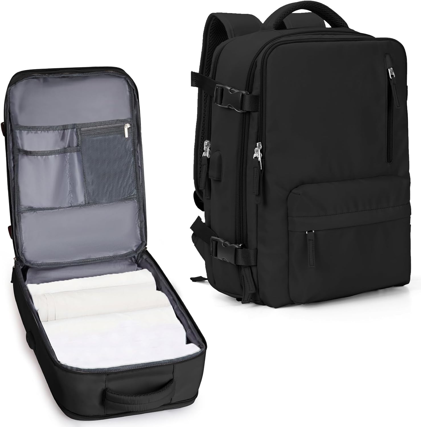 Mochila, E-Negro, L, Mochila para portátil