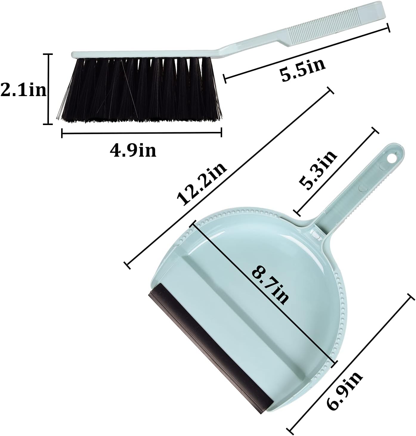 Juego de mini cepillo y recogedor, juego de escoba de mano y recogedor, juego de escoba pequeña y recogedor, bandeja para polvo pequeña con cepillo