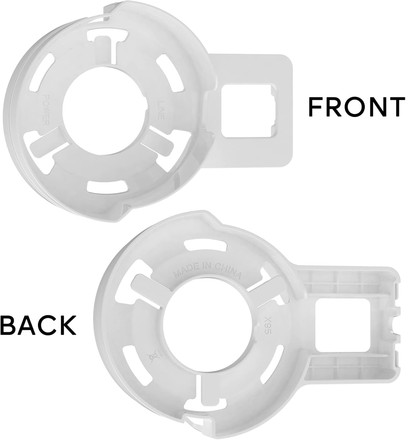 -Soporte de pared para TP-Link, Deco X90X95XE200 WiFi 6 Soporte de pared con organizador de cables, sistema WiFi de malla para el hogar, soporte de