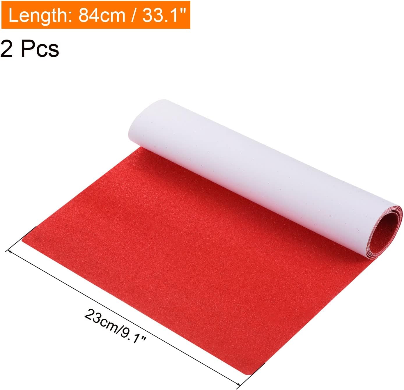 PATIKIL Hoja de cinta de agarre, cinta antideslizante impermeable de alta tracción, empuñaduras de papel de lija para patineta, patineta, patineta,