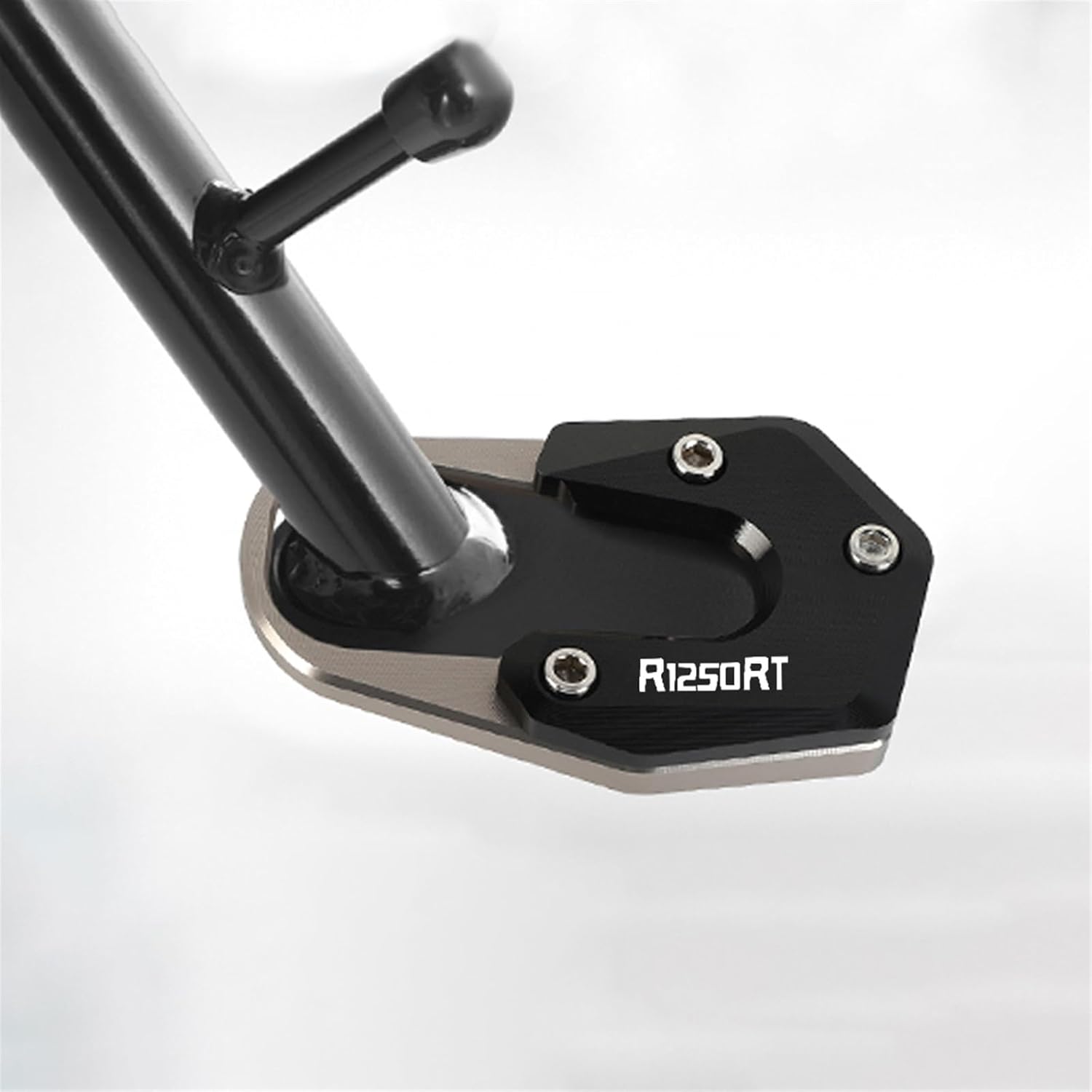Soporte de extensión lateral para motocicleta, soporte lateral para BMW R1250RT R1250RS R1250 RS RT 2019 2020 2021 2022 2023 (color  R1250RT titanio)