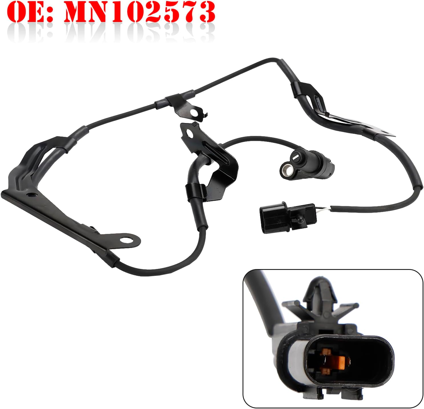 Topteng ABS Sensor de Velocidad de Rueda Delantero Izquierdo Para Mitsubishi L200 KB_T, KA_T 2005-2017 Pickup, NATIVA II (KH_, KG_) 2.5 2008-