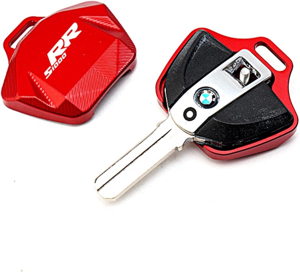 Funda de protección para llave de motocicleta para BMW S1000RR S1000XR S1000R HP4 HP2 S1000 S 1000 R RR XR motocicleta CNC llavero carcasa para