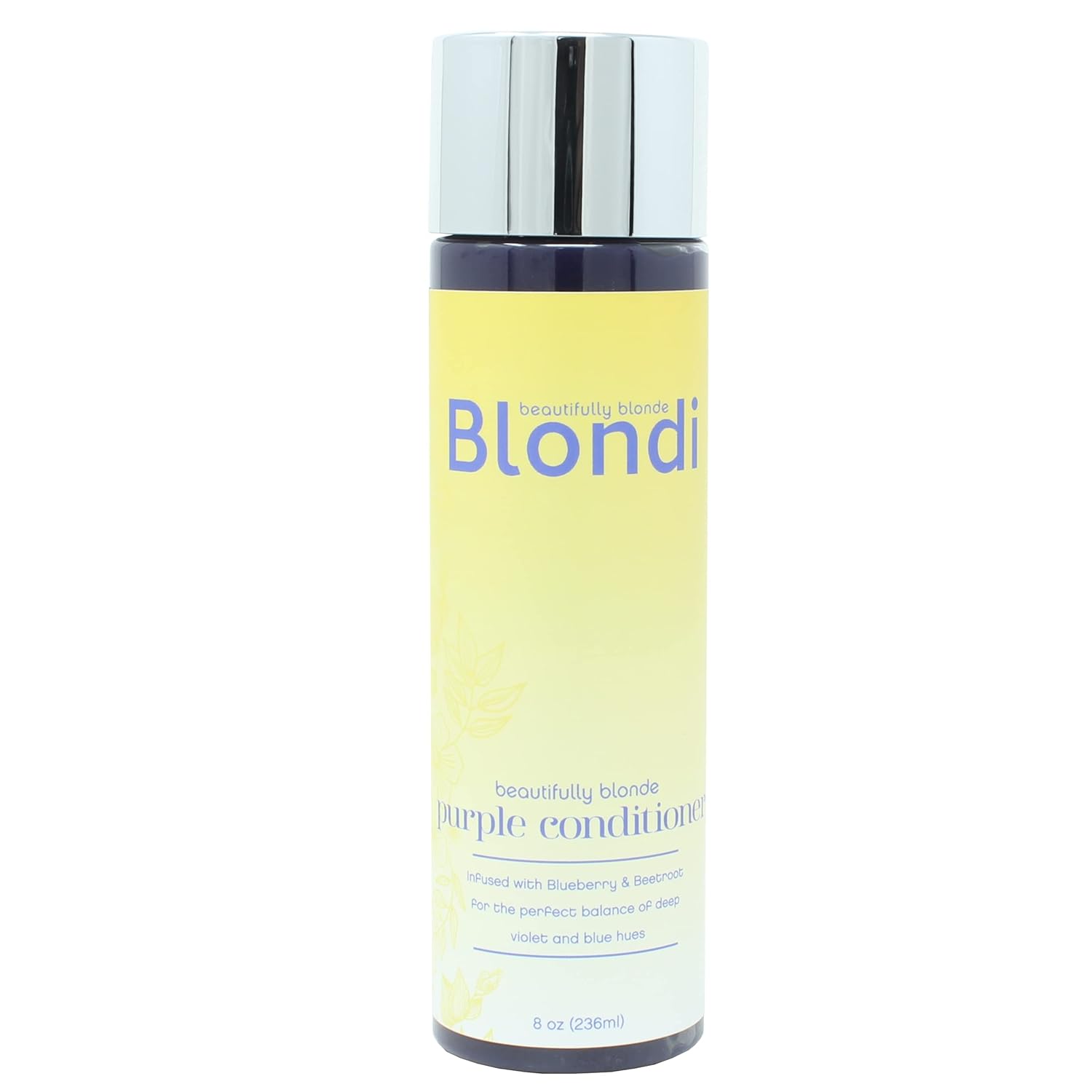 Blondi Acondicionador bellamente rubio morado, vegano, sin parabenos, sin sulfatos, sin sal, sin crueldad animal, acondicionador tonificante para