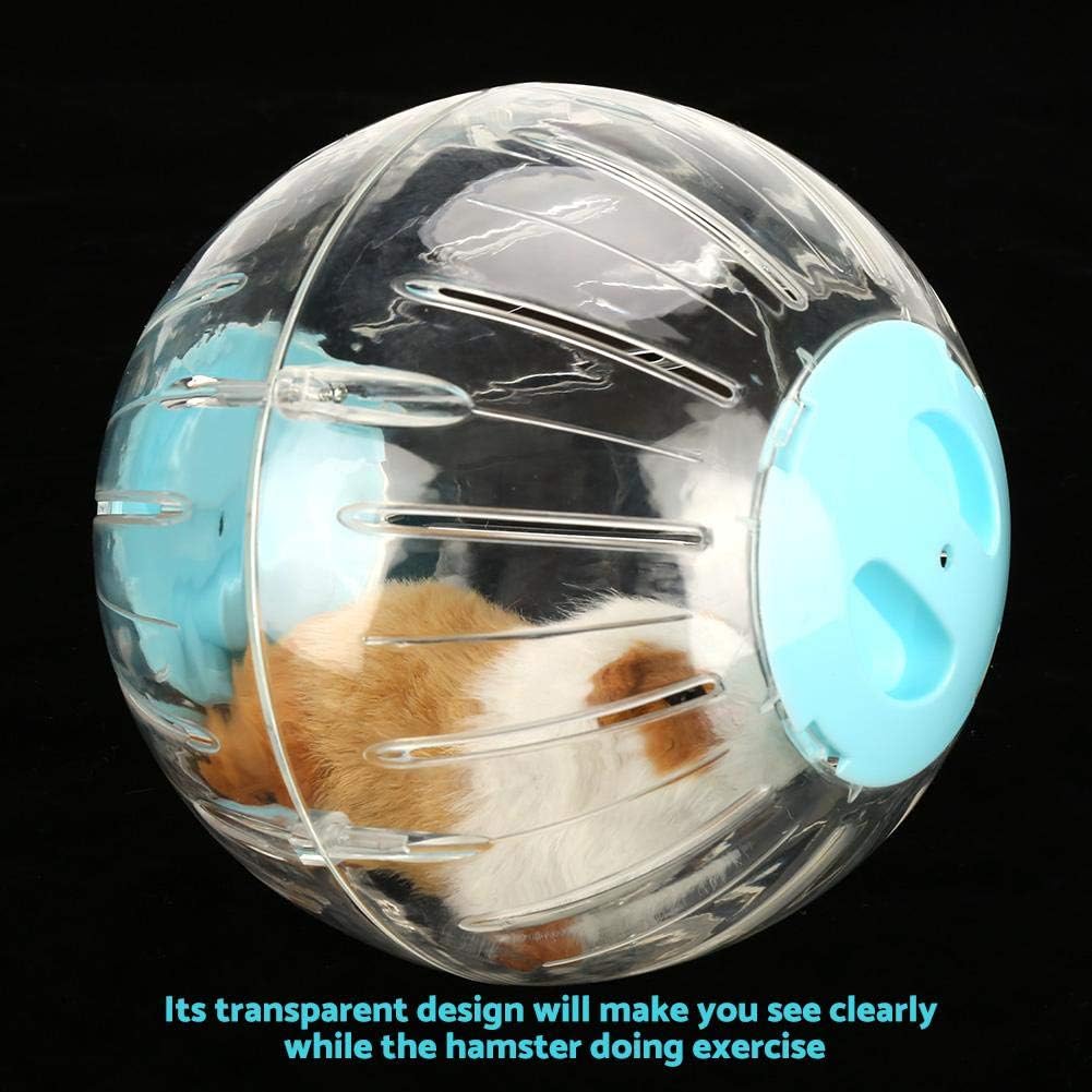 Pelota de ejercicio para hámster, mini juguete de viaje para correr, juguete de plástico silencioso, para jerbos, chinchillas, conejillos de indias,