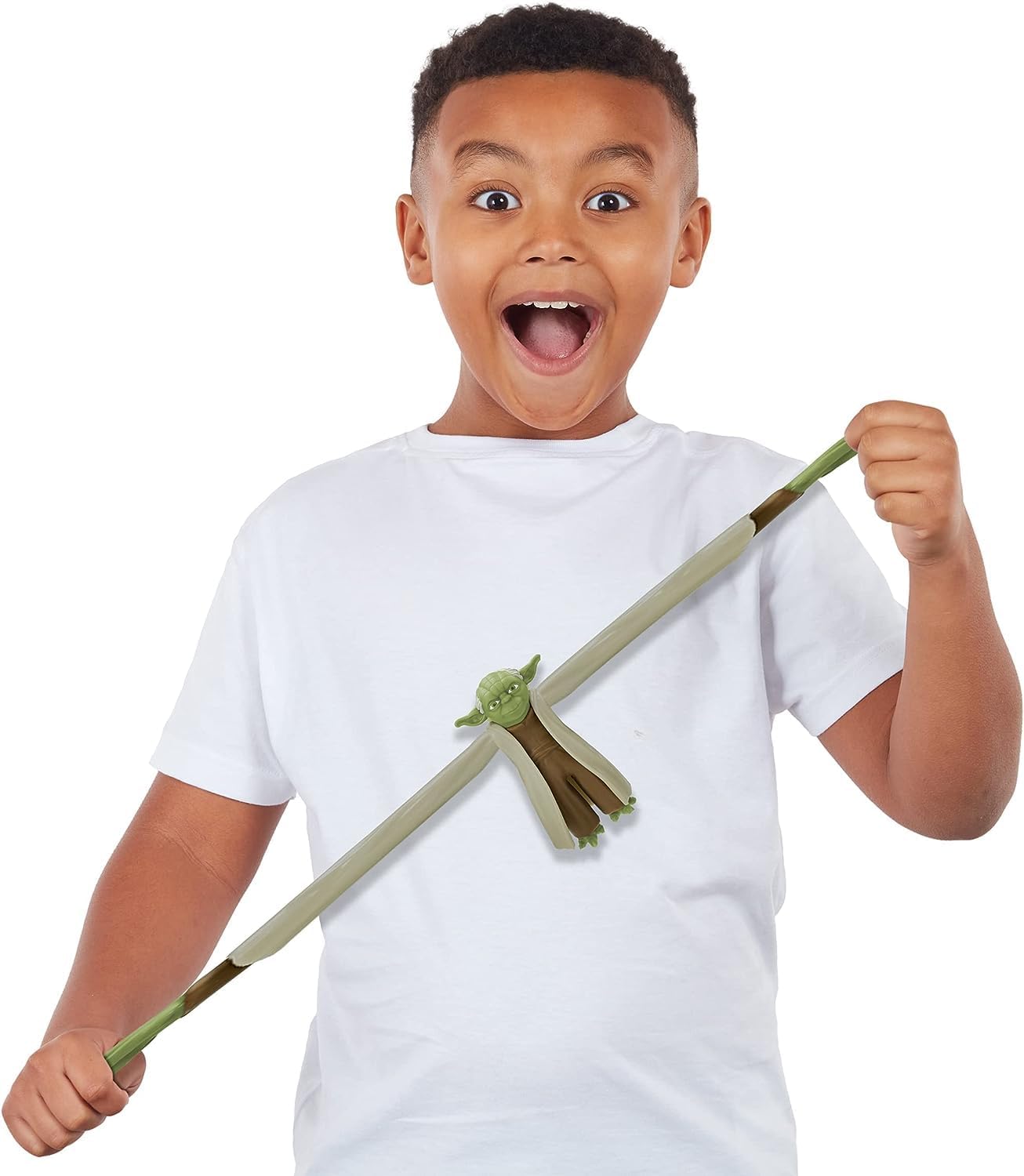 STAR WARS Yoda – Figura de acción estirable  Yoda estira, tira y tuerce  Coleccionable, elástica y divertida