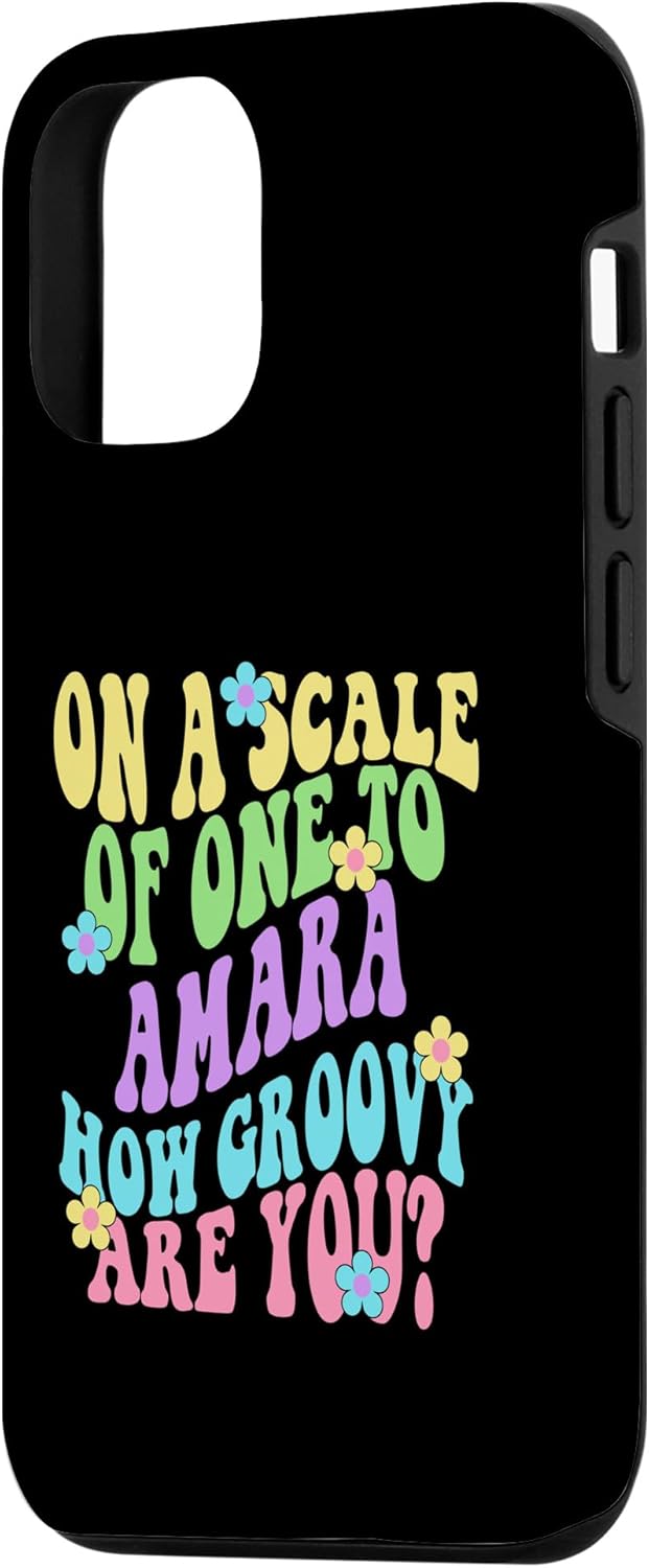 iPhone 14 AMARA Cute Retro Girls Groovy AMARA Personalized Name Case