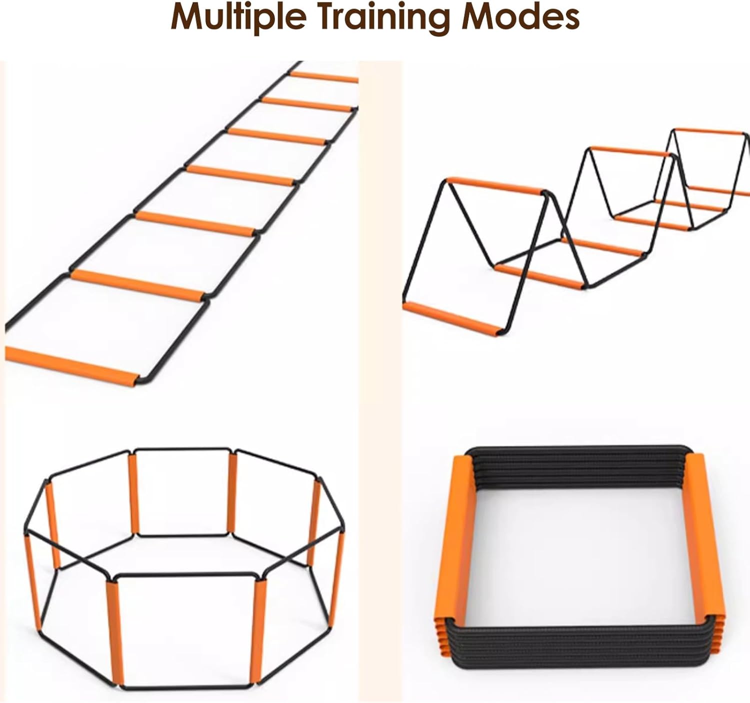 YXXSDP Entrenamiento de velocidad obstáculos para niños, juego de entrenamiento de obstáculos de agilidad ligero para la escuela, equipo de práctica