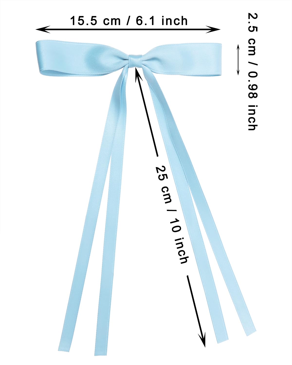 Pinza de cinta para el cabello para mujer, diseño de ángel Penta, 2 piezas, lazo para el pelo, borla con borla de cocodrilo, accesorio decorativo