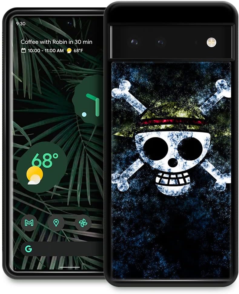 Funda para Google Pixel 7, diseño de huesos con sombrero retro para Google Pixel 7, diseño a prueba de golpes, antideslizante, para Google Pixel 7
