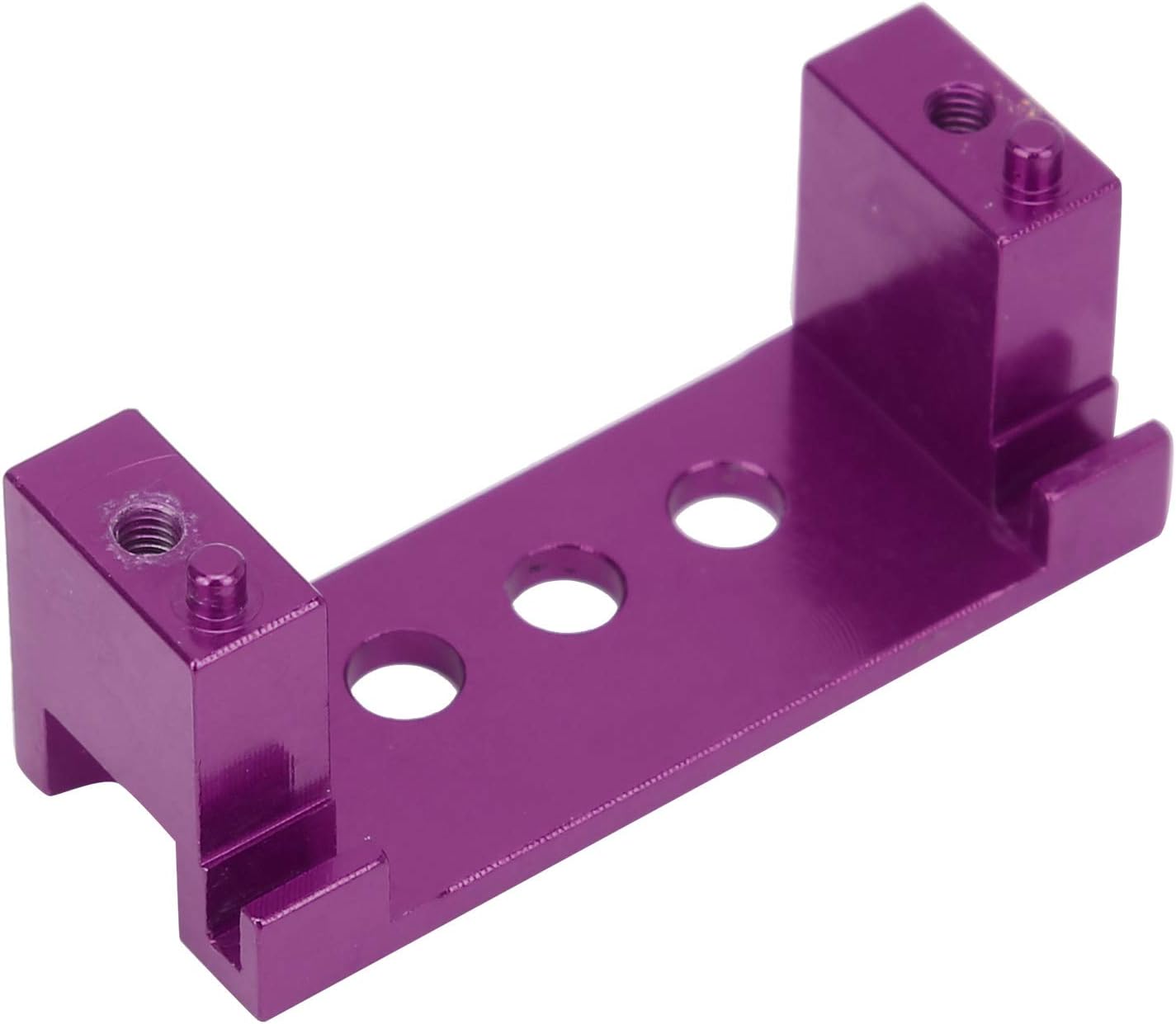 Asiento de engranaje de dirección de montaje servo RC compatible con WLtoys 144001 Escala 114 RC Model Cars (morado)