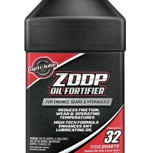 Fortificador de aceite Opti-Lube con ZDDP (Zinc) cuarto de galón (1 cuarto de galón (32 cuartos de aceite)) Fortificador de aceite Opti-Lube con ZDDP (Zinc) cuarto de galón (1 cuarto de galón (32 cuartos de aceite))