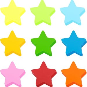 72 piezas de papel con recortes de estrella, papel colorido de estrellas de 6 pulgadas, decoración de tablón de anuncios de Star Wars para fiestas, 72 piezas de papel con recortes de estrella, papel colorido de estrellas de 6 pulgadas, decoración de tablón de anuncios de Star Wars para fiestas,