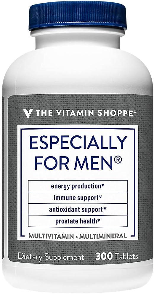 The Vitamin Shoppe Especialmente para hombres, multivitaminas, nutrientes y hierbas para el bienestar de los hombres, apoyo antioxidante, inmunidad