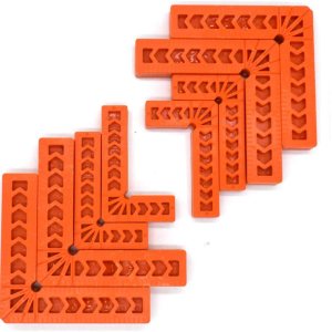 Cuadrados de posicionamiento, herramienta de carpintería, calibre de marcado métrico de posicionamiento, regla de ángulo de abrazadera de esquina de Cuadrados de posicionamiento, herramienta de carpintería, calibre de marcado métrico de posicionamiento, regla de ángulo de abrazadera de esquina de