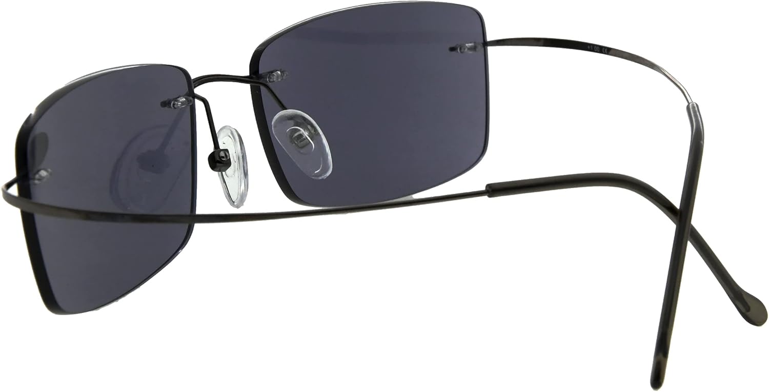 Gafas de lectura sin marco Eyekepper, en titanio, para lectores hombres y mujeres, 1