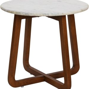 Main Mesa Mesa auxiliar redonda moderna de mármol y madera Colombia Main Mesa Mesa auxiliar redonda moderna de mármol y madera Colombia