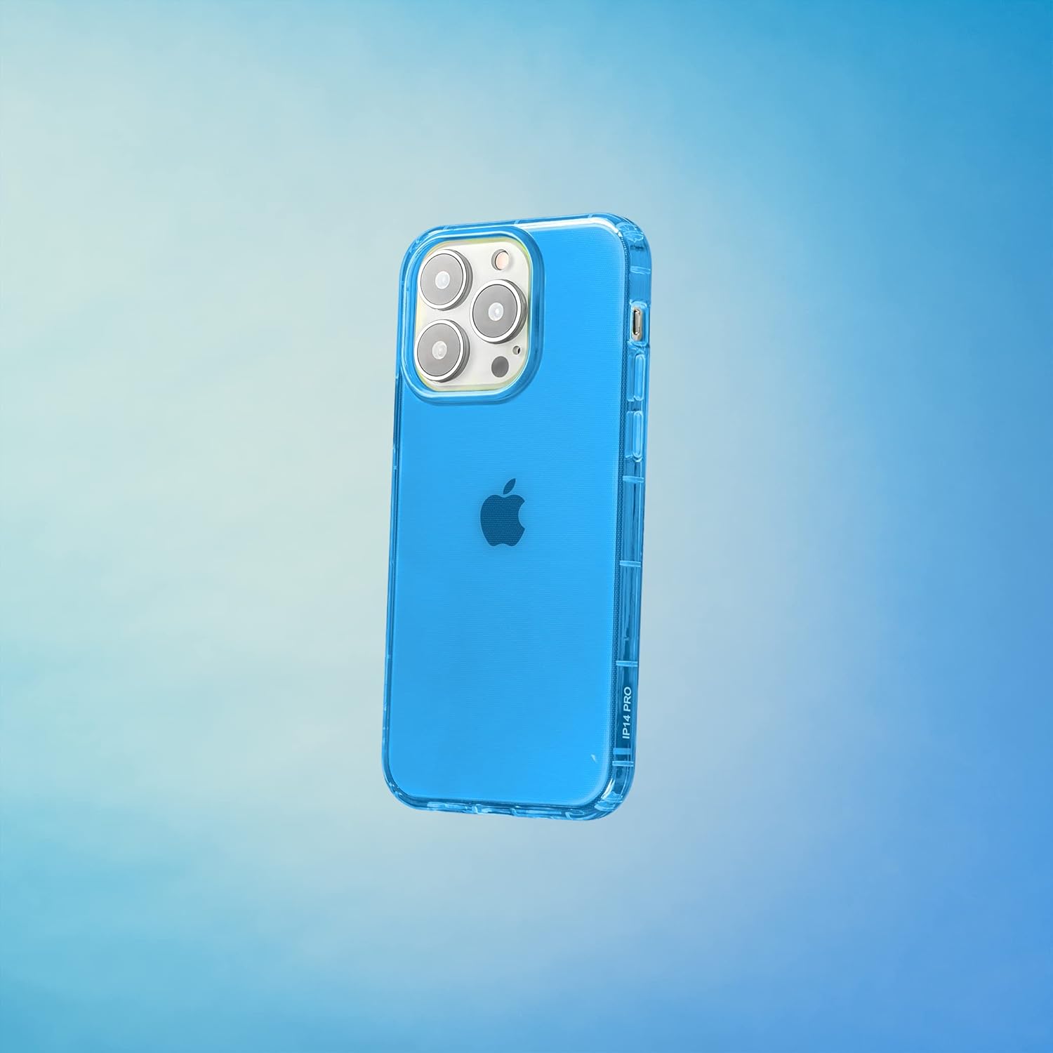 SteepLab Funda con resaltador de neón para iPhone 14 Pro (2022, pantalla de 6.1 pulgadas), funda Grippy Jelly con bolsillos protectores de aire