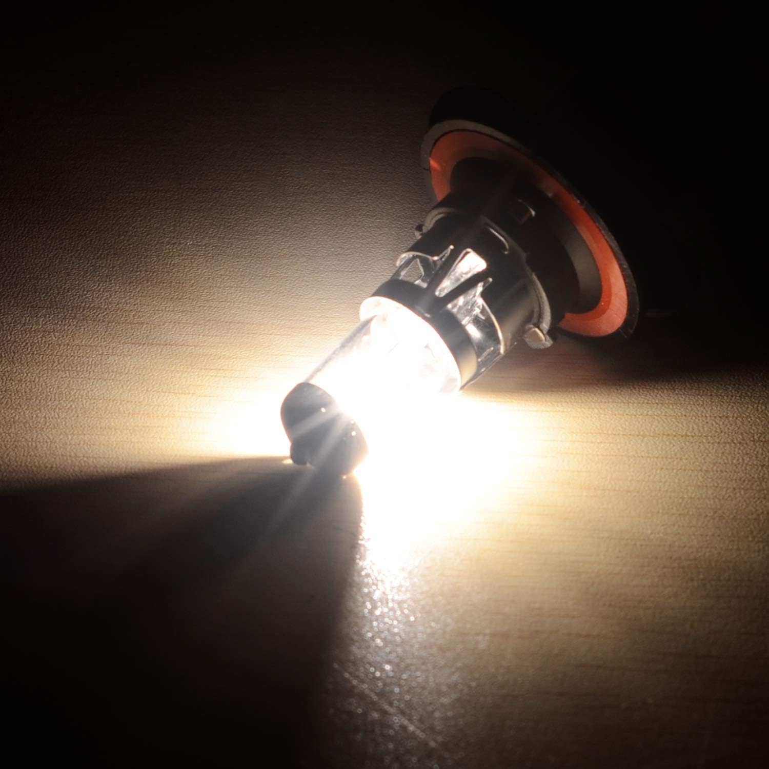 WinPower H13 9008 – Bombilla halógena para faros delanteros, luz blanca cálida súper brillante de 55 W60 W, 4300 K, luz alta y baja para automóvil,