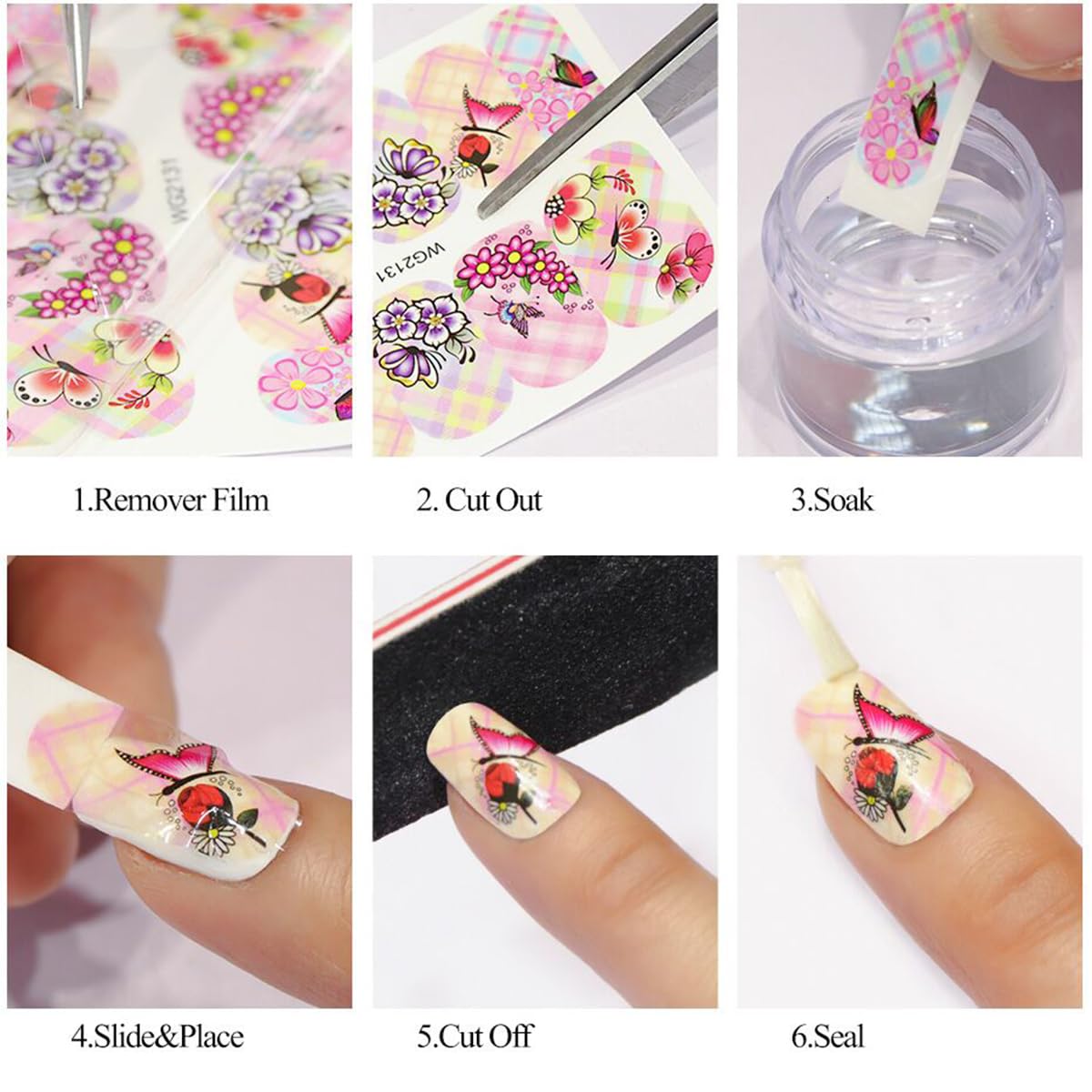 Calcomanías de arte de uñas de hojas de otoño, hojas de arce, calcomanías de transferencia de agua, suministros de arte de uñas, 36 piezas de hojas