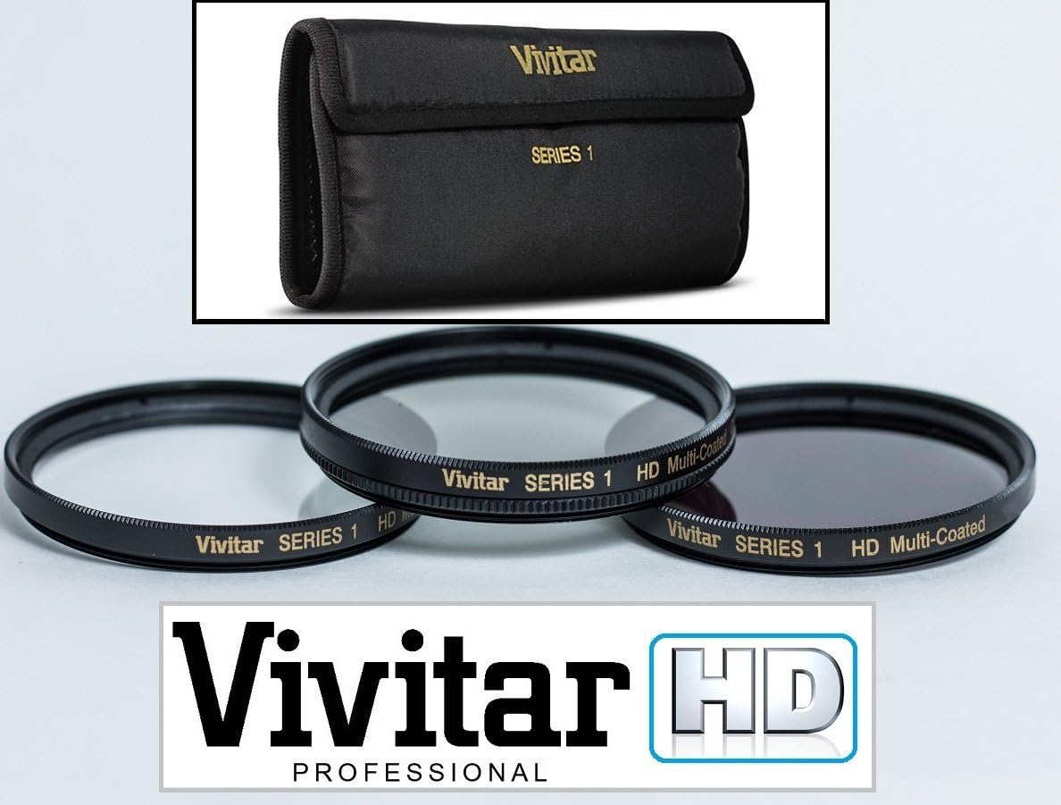 Kit de filtro de 3 piezas Hi Def (polarizador UV y FLD fluorescente) para Nikon Coolpix P900