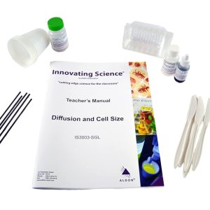 Kit de ciencia – Difusión y tamaño de celda – para enseñar relación de volumen a tasa de difusión – Actividad práctica de laboratorio – Materiales Kit de ciencia – Difusión y tamaño de celda – para enseñar relación de volumen a tasa de difusión – Actividad práctica de laboratorio – Materiales