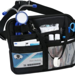 ProCase Riñonera para enfermera, riñonera médica de enfermería para mujeres, bolsa organizadora de enfermera para llevar estetoscopios y suministros ProCase Riñonera para enfermera, riñonera médica de enfermería para mujeres, bolsa organizadora de enfermera para llevar estetoscopios y suministros