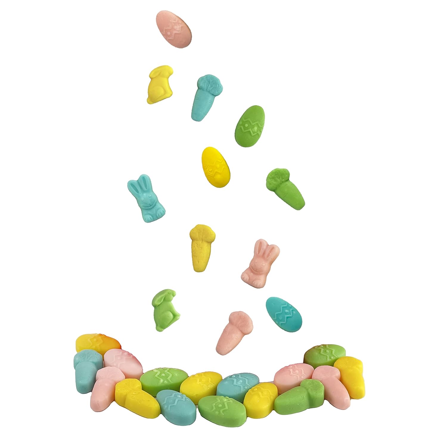 Caramelos de Pascua Mello Creme para las fiestas, deliciosos caramelos de gomita, aperitivos divertidos y festivos, recuerdos de fiesta (media libra)