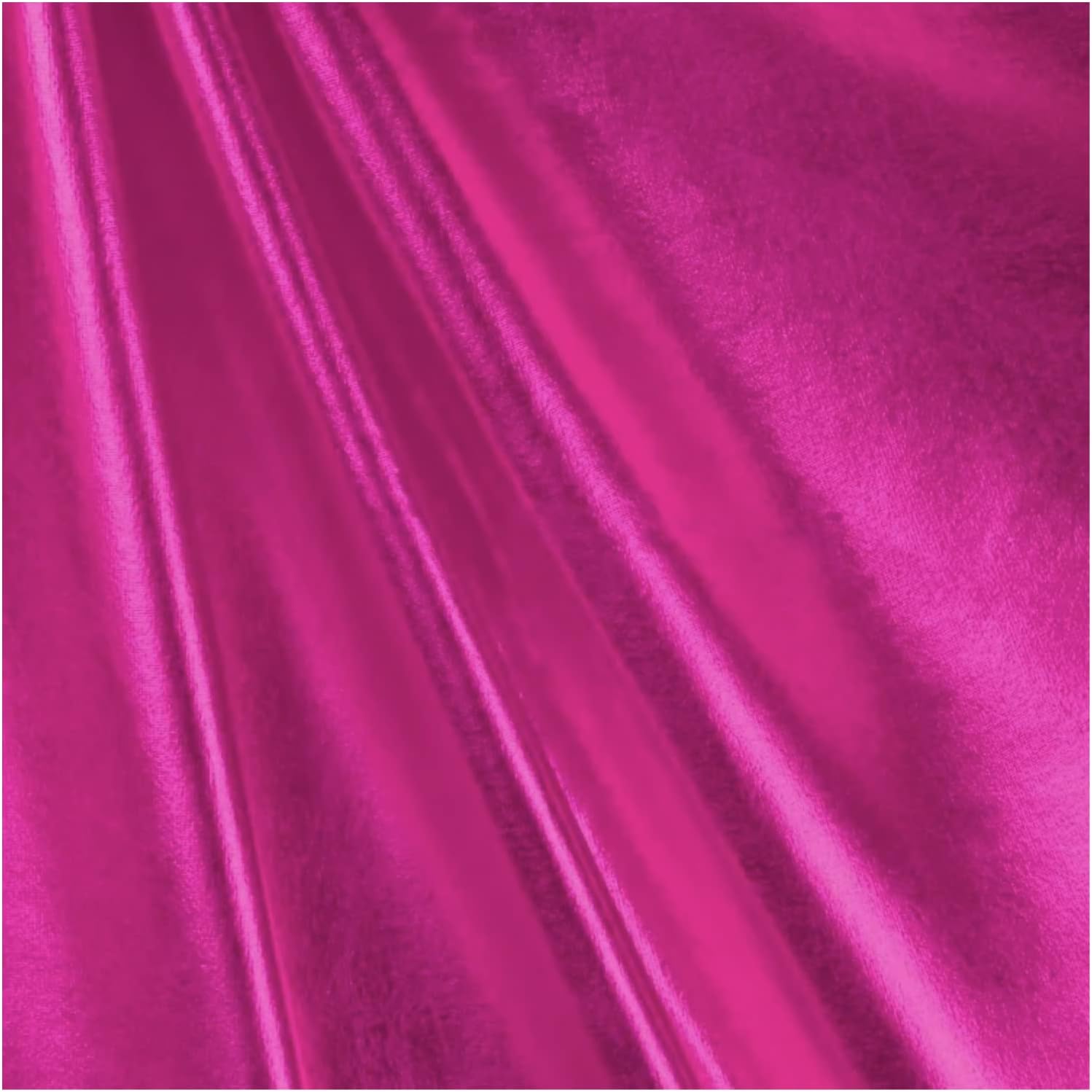 AK TRADING CO. The Yard – Tela de elastano elástica metálica de 60 pulgadas de ancho, color fucsia