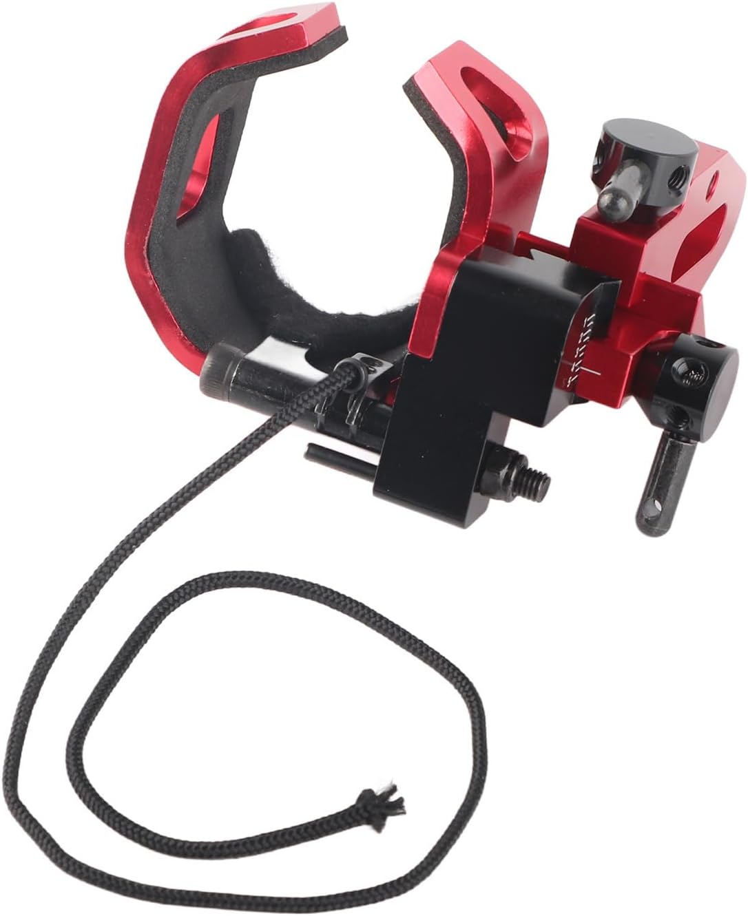 Smackdown Lockup Click Flecha Rest, Smackdown Click Rest Ajuste de 4 vías para campo de tiro con arco (rojo)
