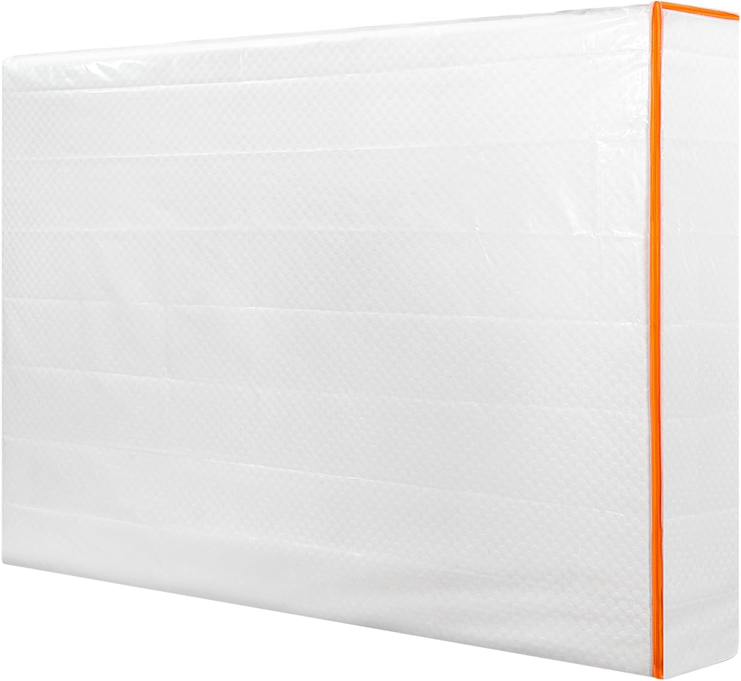 Bolsa de colchón para mudanza y almacenamiento, funda de colchón de plástico protectora Queen de 6 mil, impermeable, con cremallera, para mudanza,