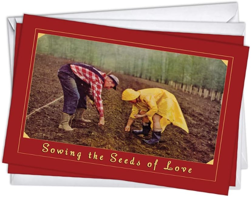 Wright Home & Gift Seeds of Life – Tarjetas de felicitación de aniversario, juego de 2 unidades + 2 sobres (5 x 7)