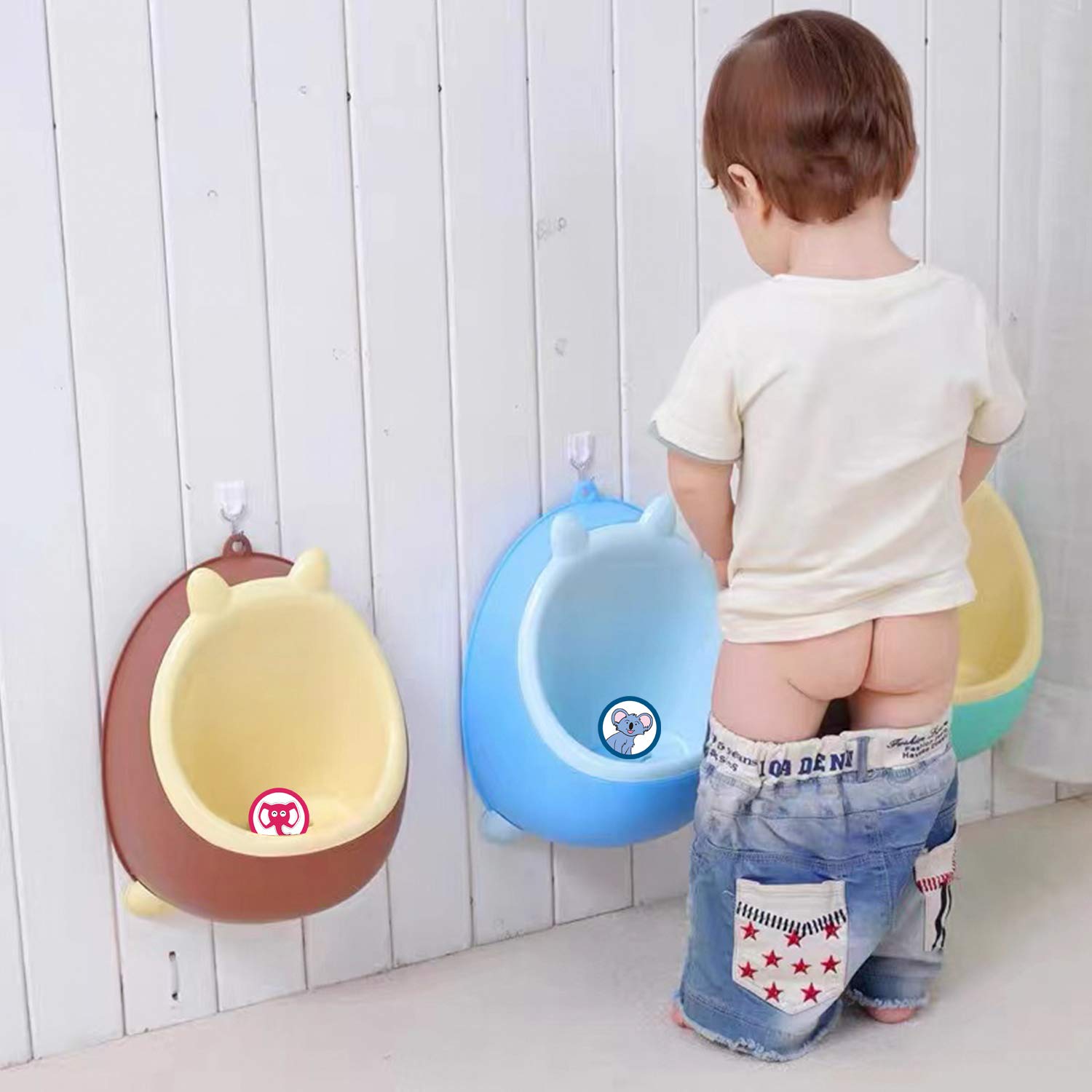 REFLYAWAY 96 objetivos de inodoro para entrenamiento de ir al baño de niños, para entrenamiento de ir al baño, objetivos desechables para