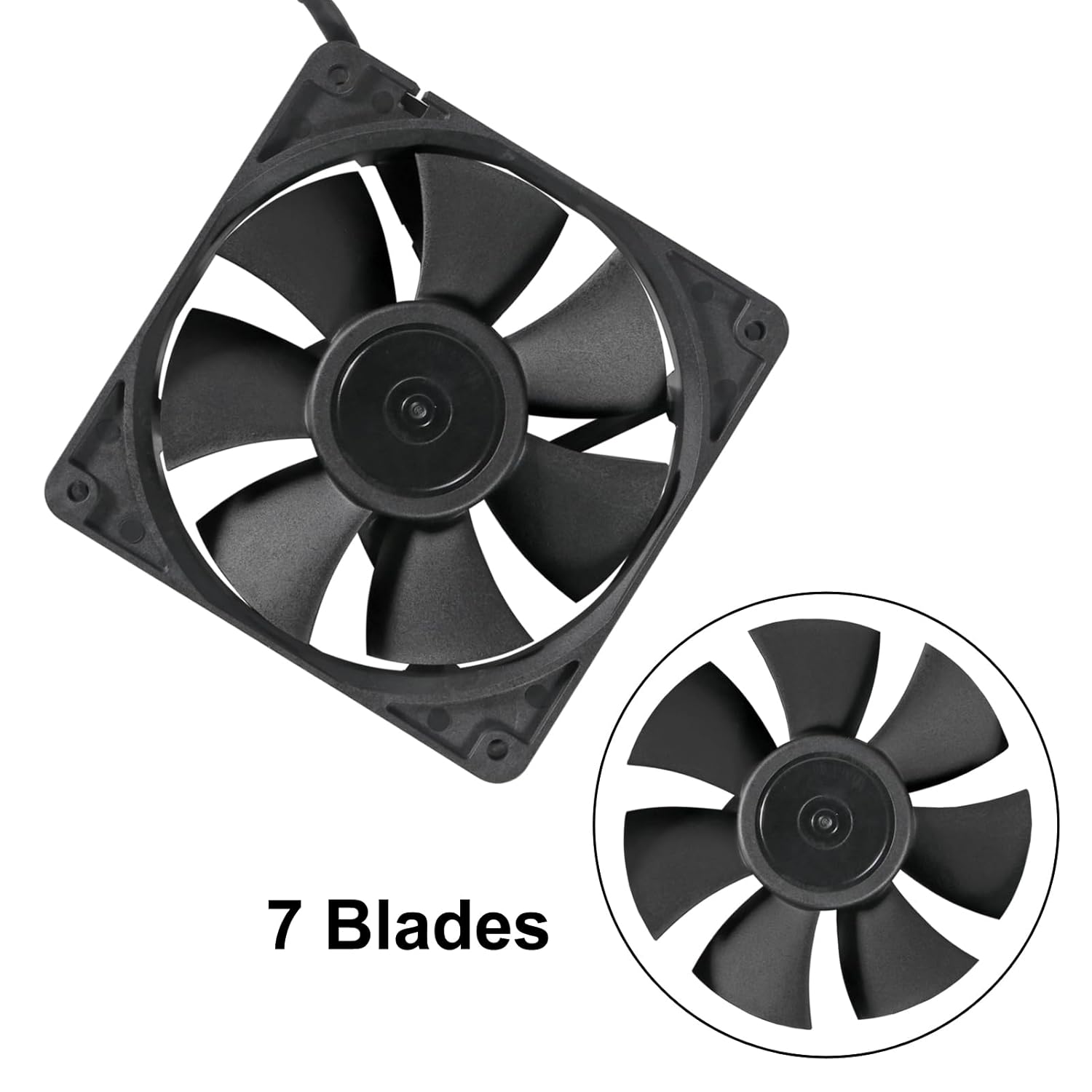 1 unidad EC 4.724 in x 0.984 in rodamientos de bolas dobles 4.724 in x 4.724 in x 0.984 in ventilador de ventilación de refrigeración DIY 110V 115V