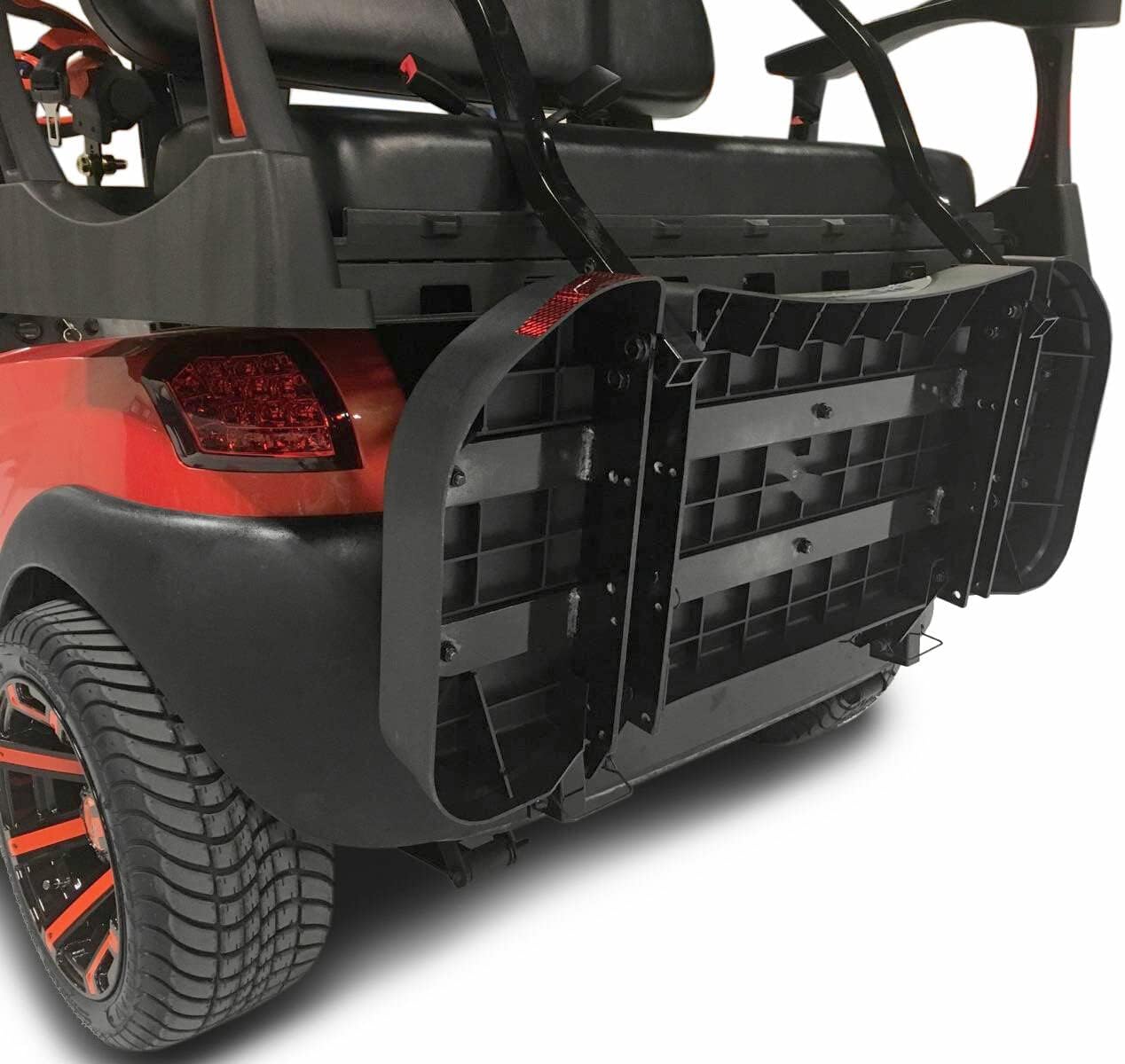 MadJax Genesis 250 – Kit de asiento trasero de acero para carrito de golf compatible con Yamaha G29Drive  Compatible con modelos 2007-2016 (cojines
