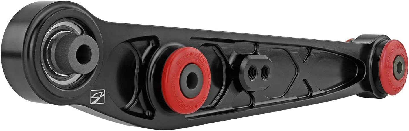 Skunk2 Racing 542-05-1195 Alpha Series Brazo de control inferior trasero anodizado negro 1988-1995 Honda Civic CRX  1990-2001 Acura Integra