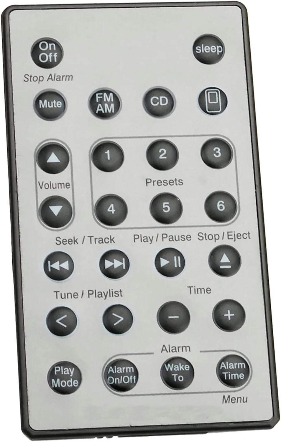 ALLIMITY Control remoto de repuesto compatible con Bose Wave Sound Touch Music Radio System I II III IVAM-FM Radio CD MP3 reproductor AWRCC1 AWRCC2