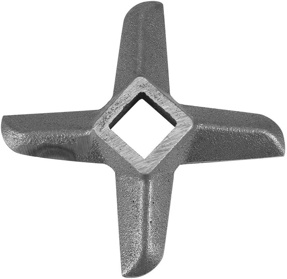 Haofy – Cuchilla para picadora de carne, de acero inoxidable, repuesto para picadora de carne, cuchilla de repuesto para picadoras (# 32)