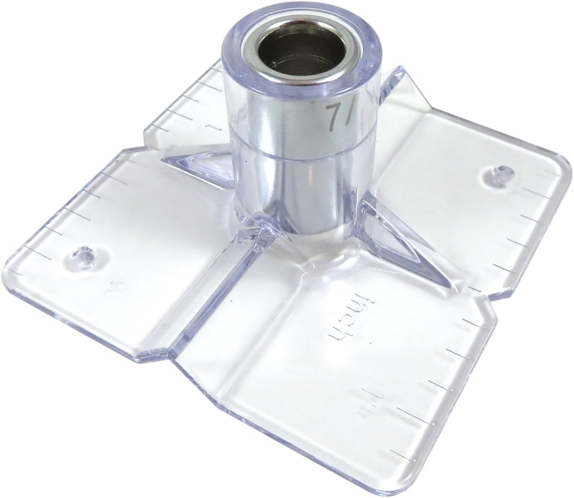 Kit de guía de taladro con 6 bujes de 316″, 14″, 516″, 38″, 716″ y 12″