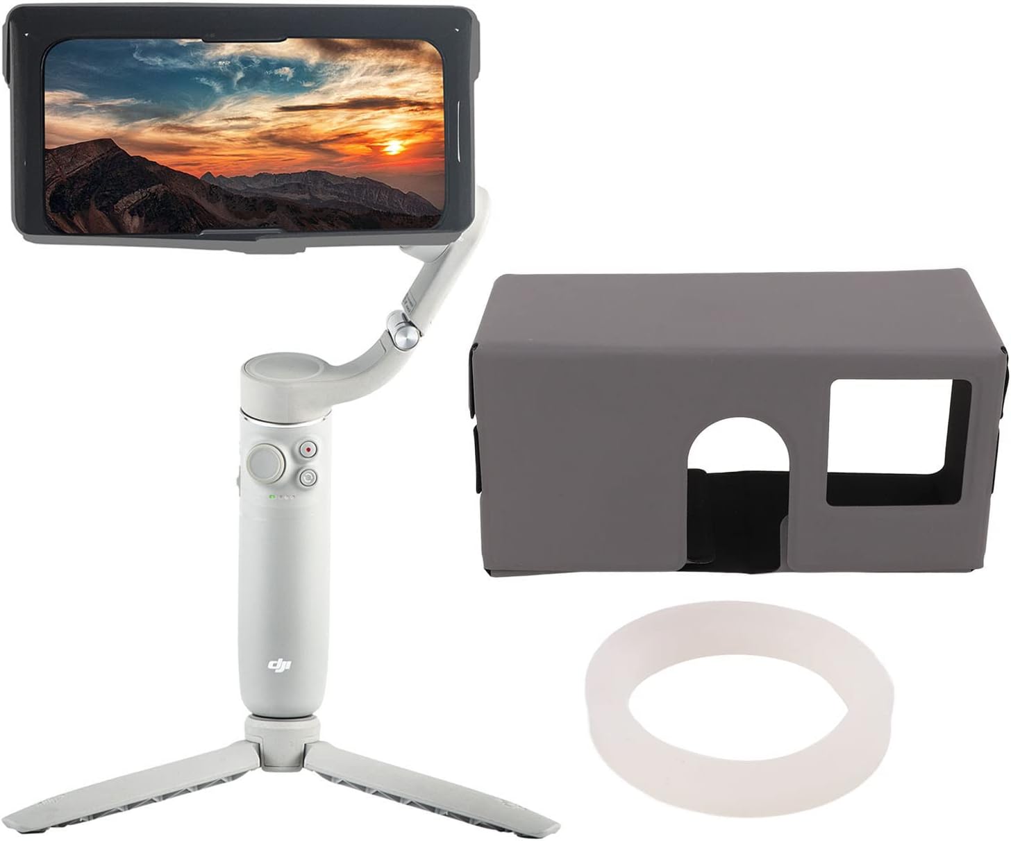Teléfono móvil Sun Hood para DJI OM5 cardán estabilizador, paraguas portátil del teléfono para DJI OM4 SE