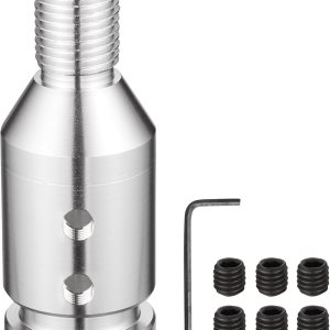 TOMALL Adaptador universal de aluminio para palanca de cambios M12X1.25 para cambiadores no roscados, accesorios de adaptador de coche compatibles TOMALL Adaptador universal de aluminio para palanca de cambios M12X1.25 para cambiadores no roscados, accesorios de adaptador de coche compatibles