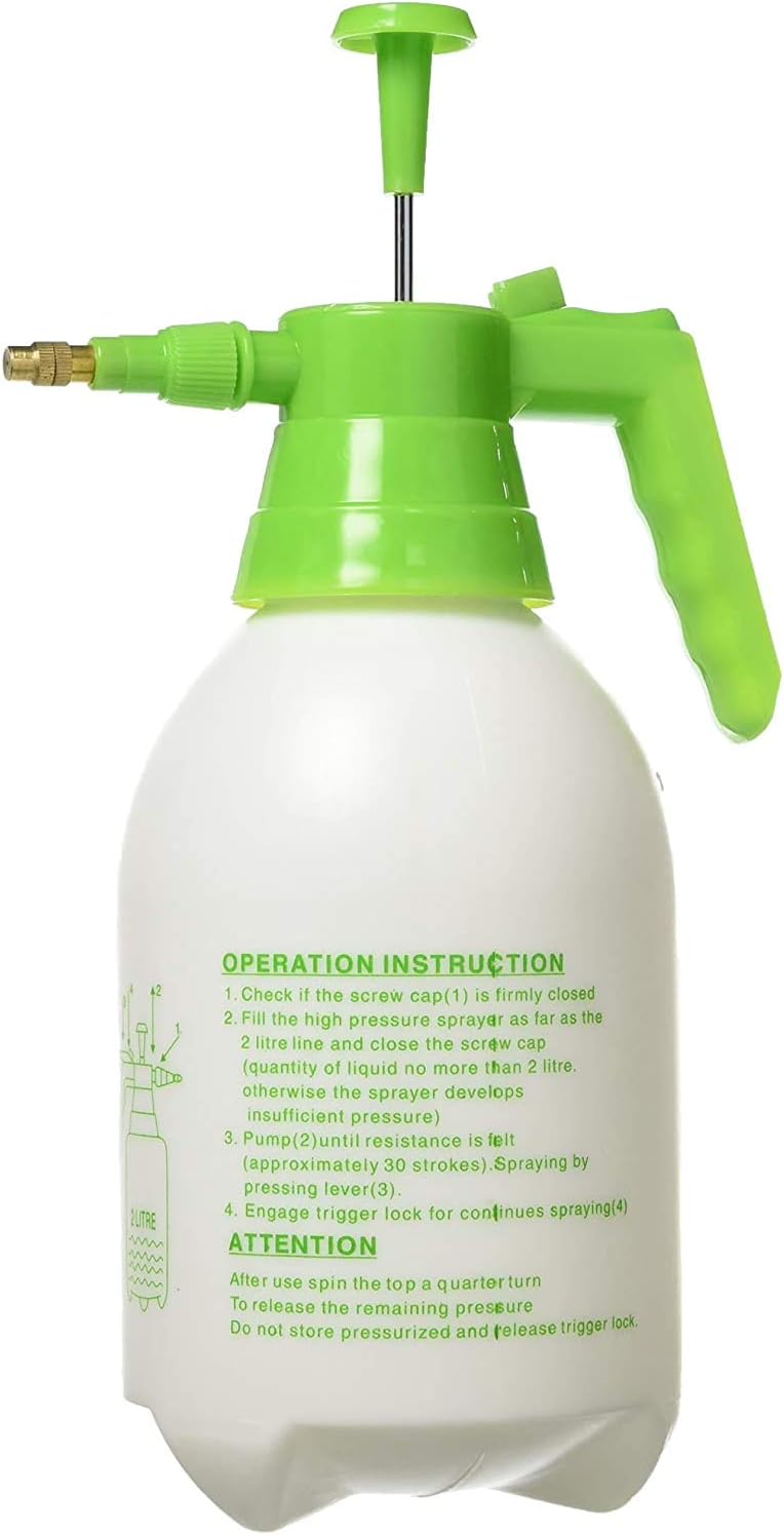 Uniware Super Quality – Botella pulverizadora de gran tamaño de 68 onzas (67.6 fl oz, 0.5 galones), portátil, para patio, césped, malas hierbas,