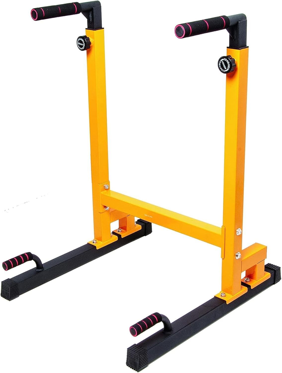 BalanceFrom Marco de acero multifuncional para gimnasio en casa, estación de soporte de fitness con altura ajustable, capacidad de 500 libras,