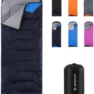 Saco de dormir, para mochila, ligero, impermeable, para clima frío, campamento, senderismo, viajar, cacería, con bolsa de compresión, para adulto y Saco de dormir, para mochila, ligero, impermeable, para clima frío, campamento, senderismo, viajar, cacería, con bolsa de compresión, para adulto y